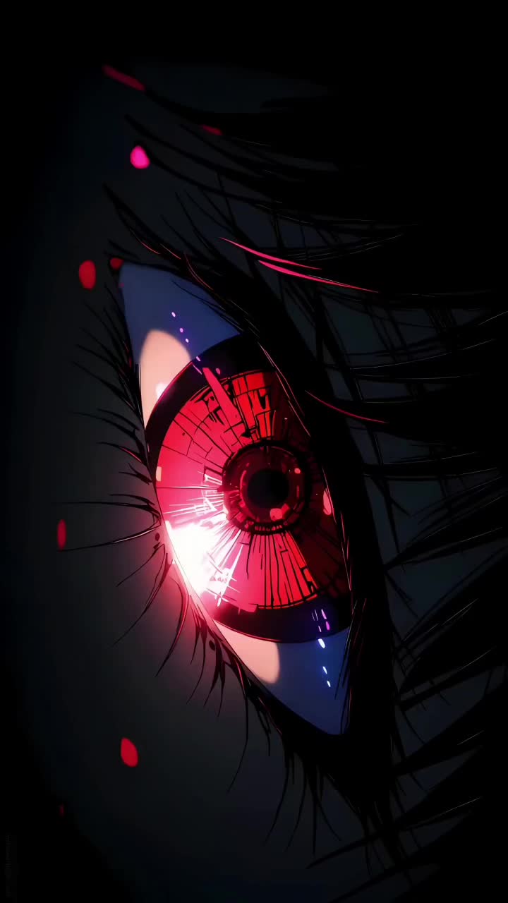 Dark Eyed Gaze Glowing Red Download Wallpapers