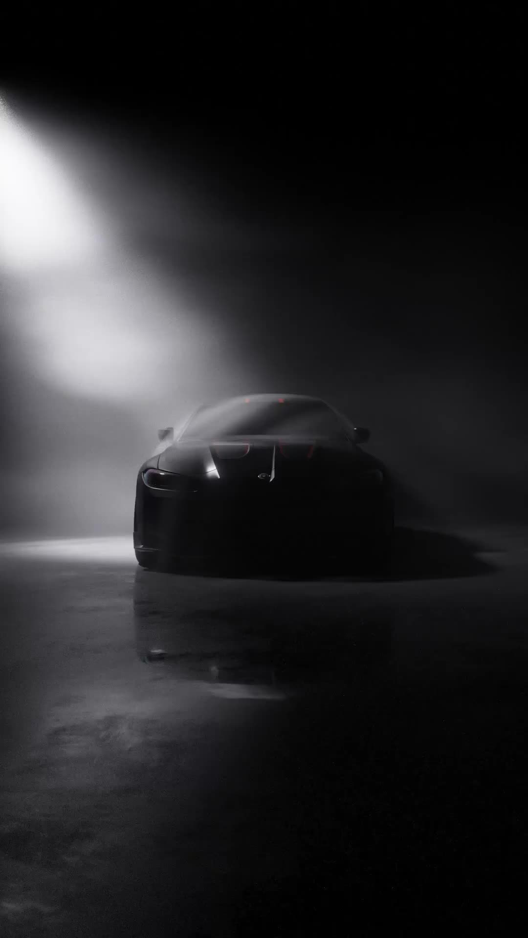 Dark Foggy Sports Car Download Wallpapers