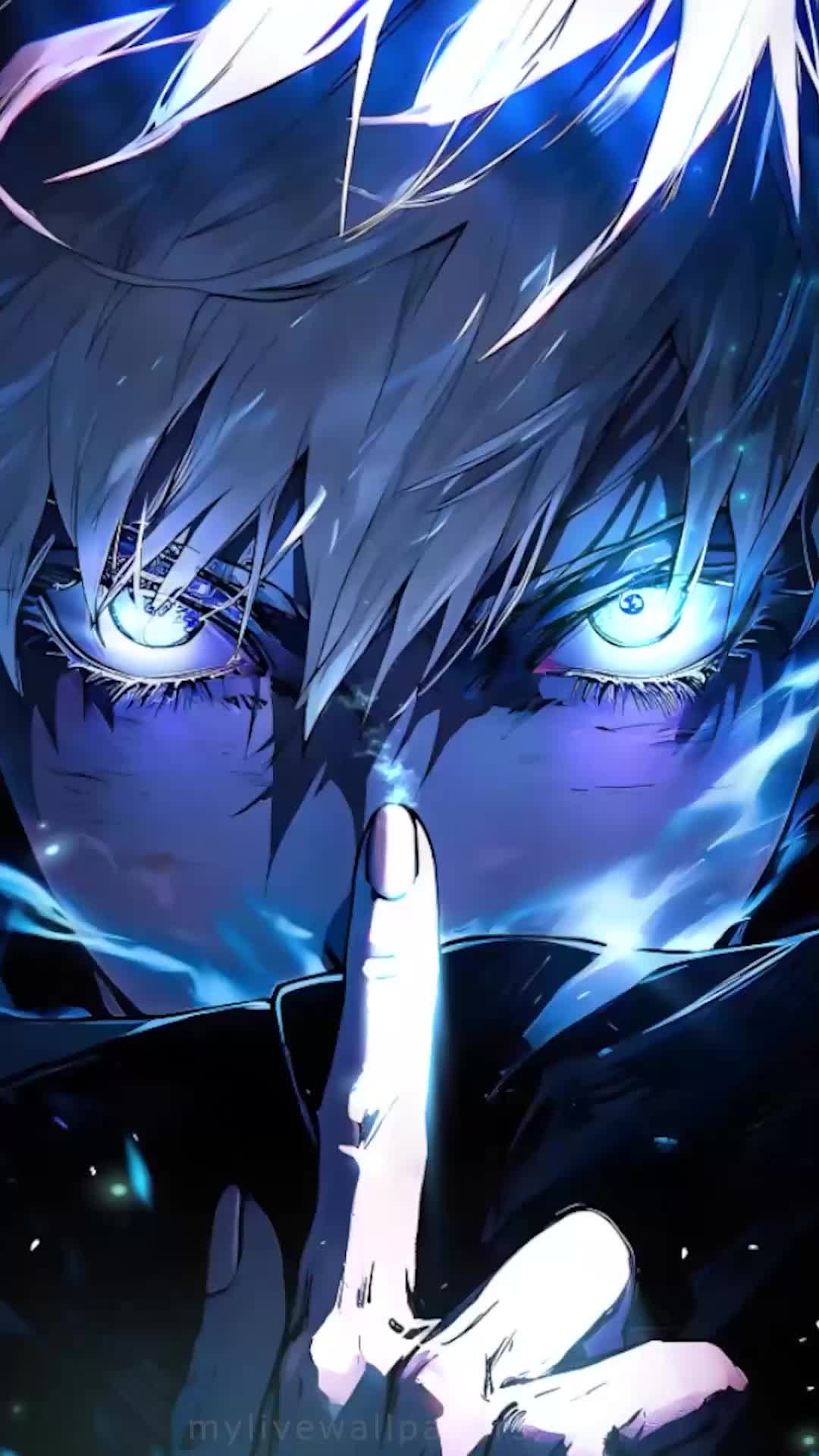 Fiery Anime Warrior Pose Download Wallpapers
