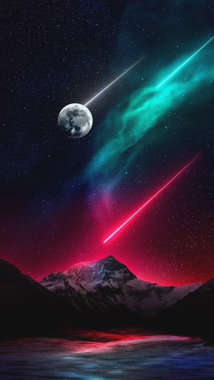 Celestial Nightscape Glow Download Wallpapers