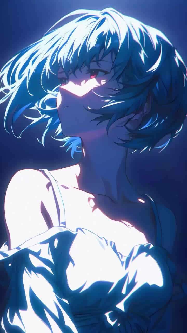 Azure Dreamscape 2. Sapphire Serenity 3. Blue-Haired Muse Download Wallpapers