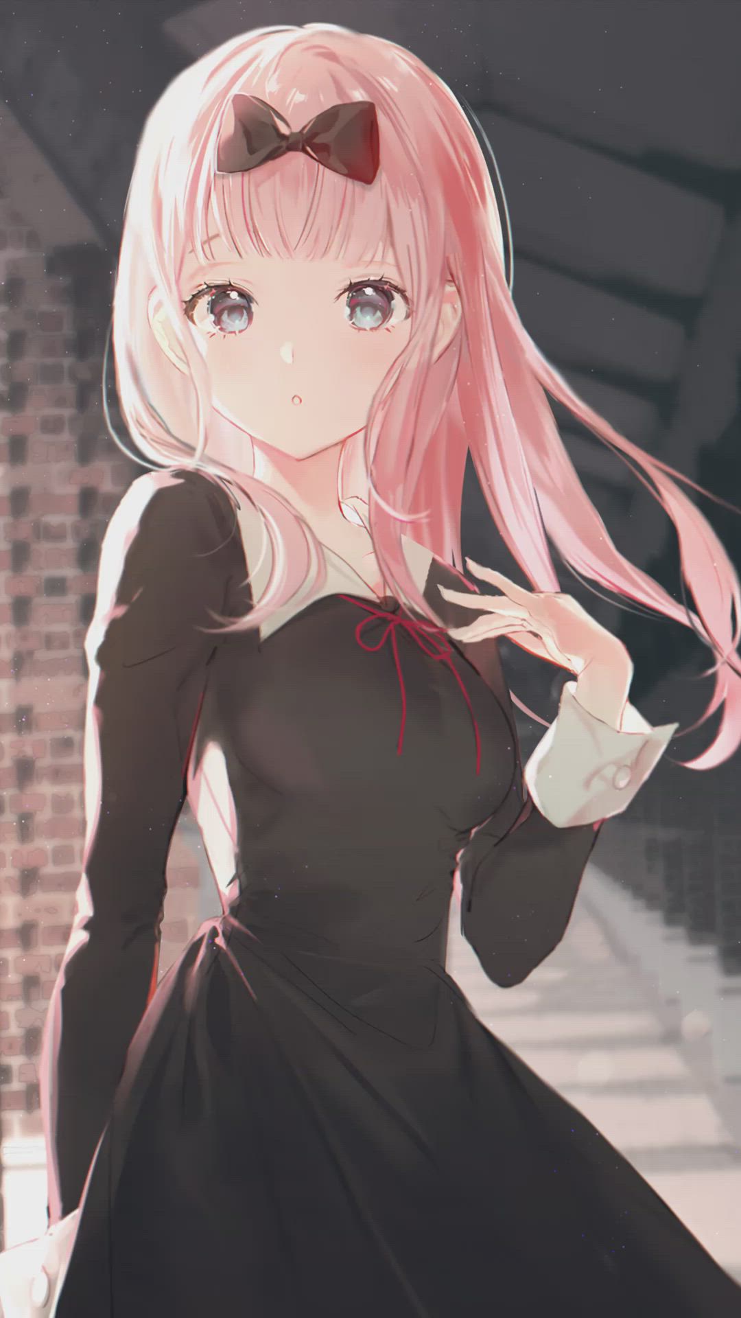 Chika and Kaguyas Playful Moment 2. Dynamic Du Download Wallpapers