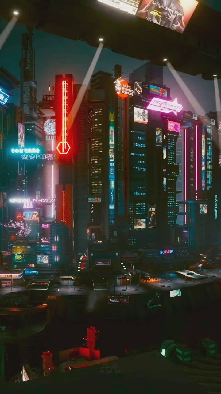Neon Skyline Glow Download Wallpapers