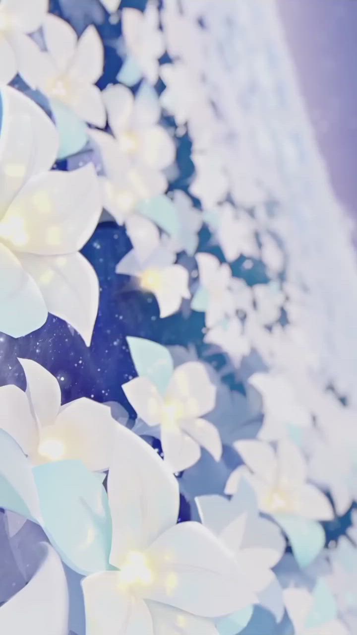 Ethereal White Petals Adrift Download Wallpapers