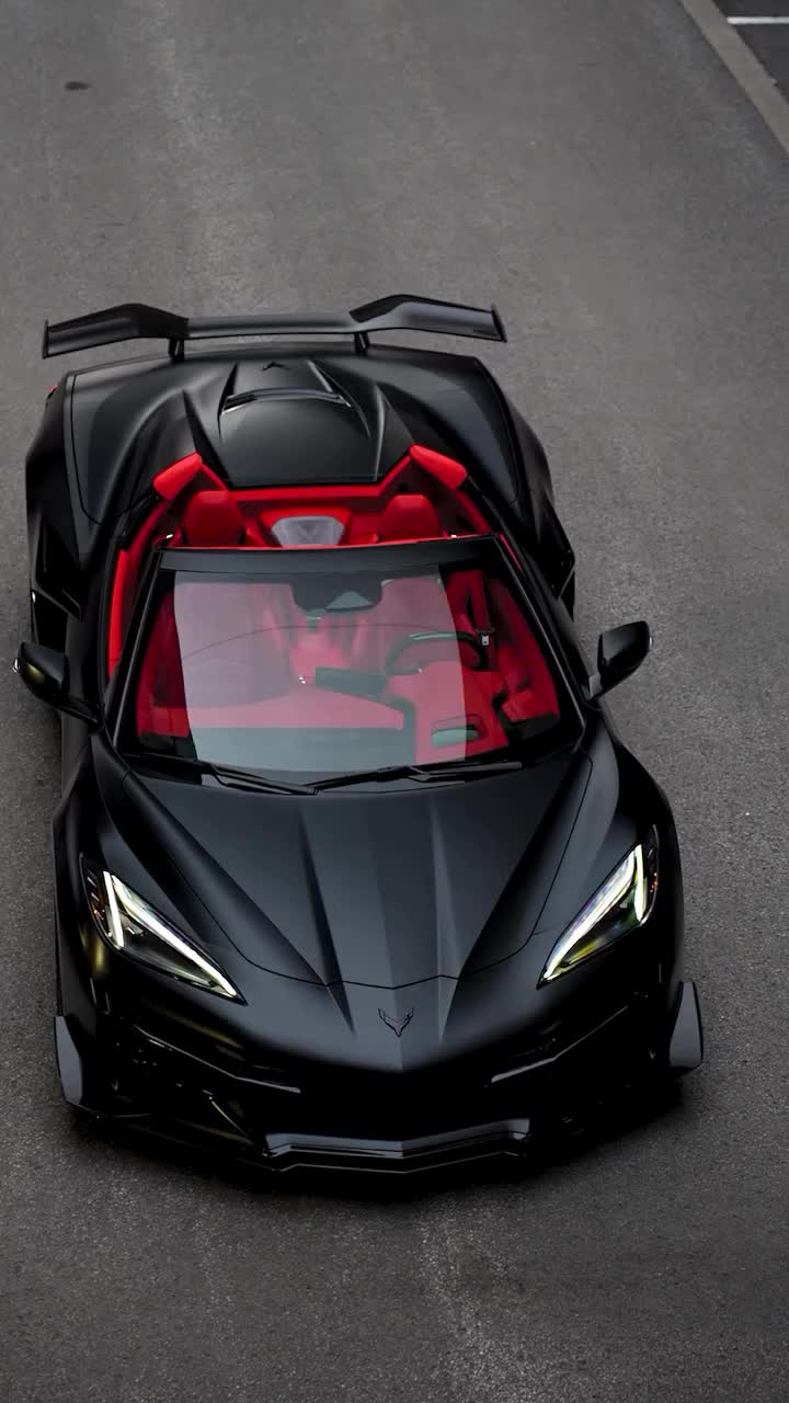 Dynamic Black Sports Car Glide Download Wallpapers