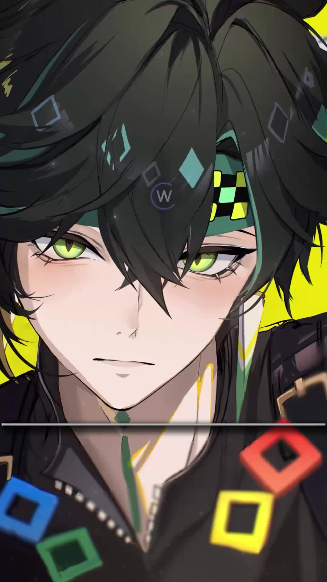 Dark Elegance: Anime Portrait Perfection Download Wallpapers