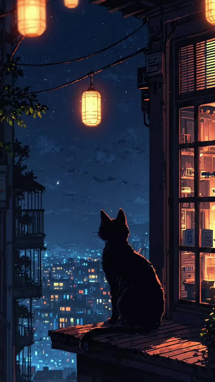 Serene Cat by Sunlit Window Download Wallpapers
