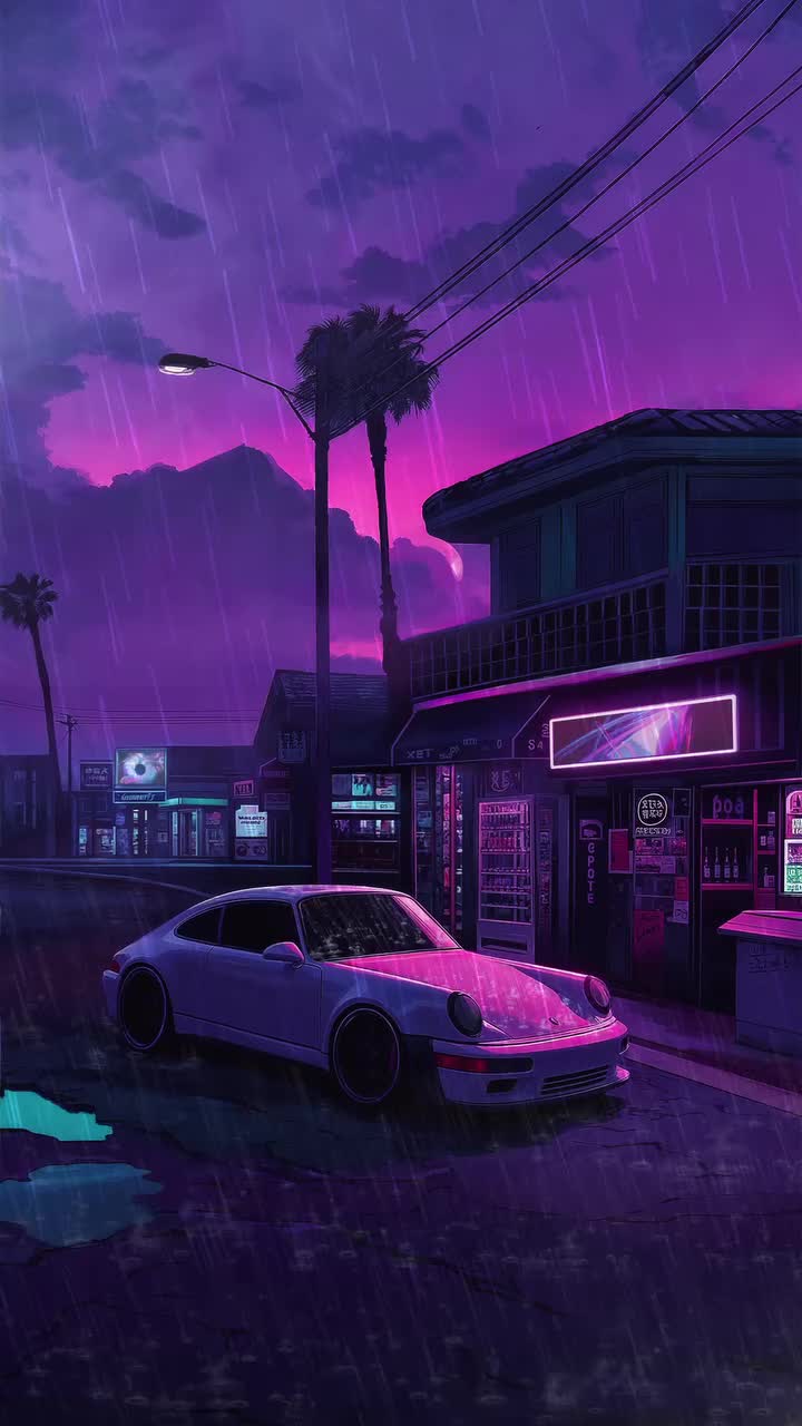 Neon Streets & Steel Shadows 2. Cyber Glow & Urban Flow Download Wallpapers