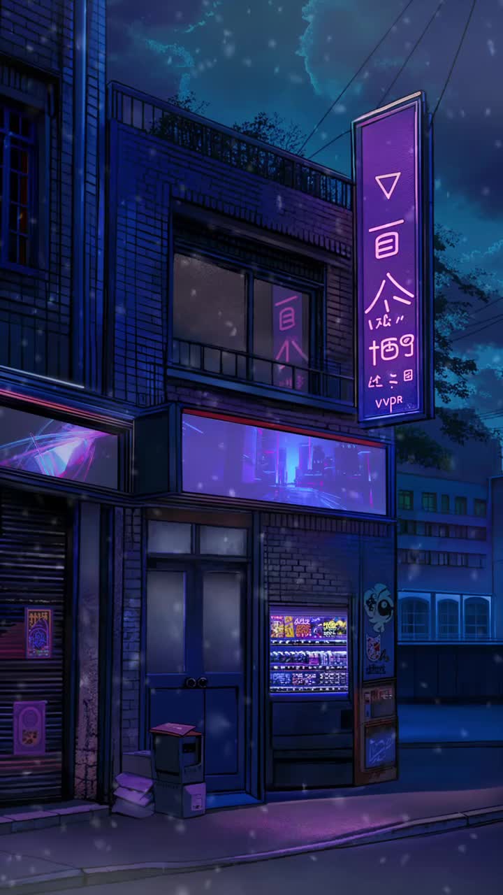 Neon Cityscape Glow Download Wallpapers