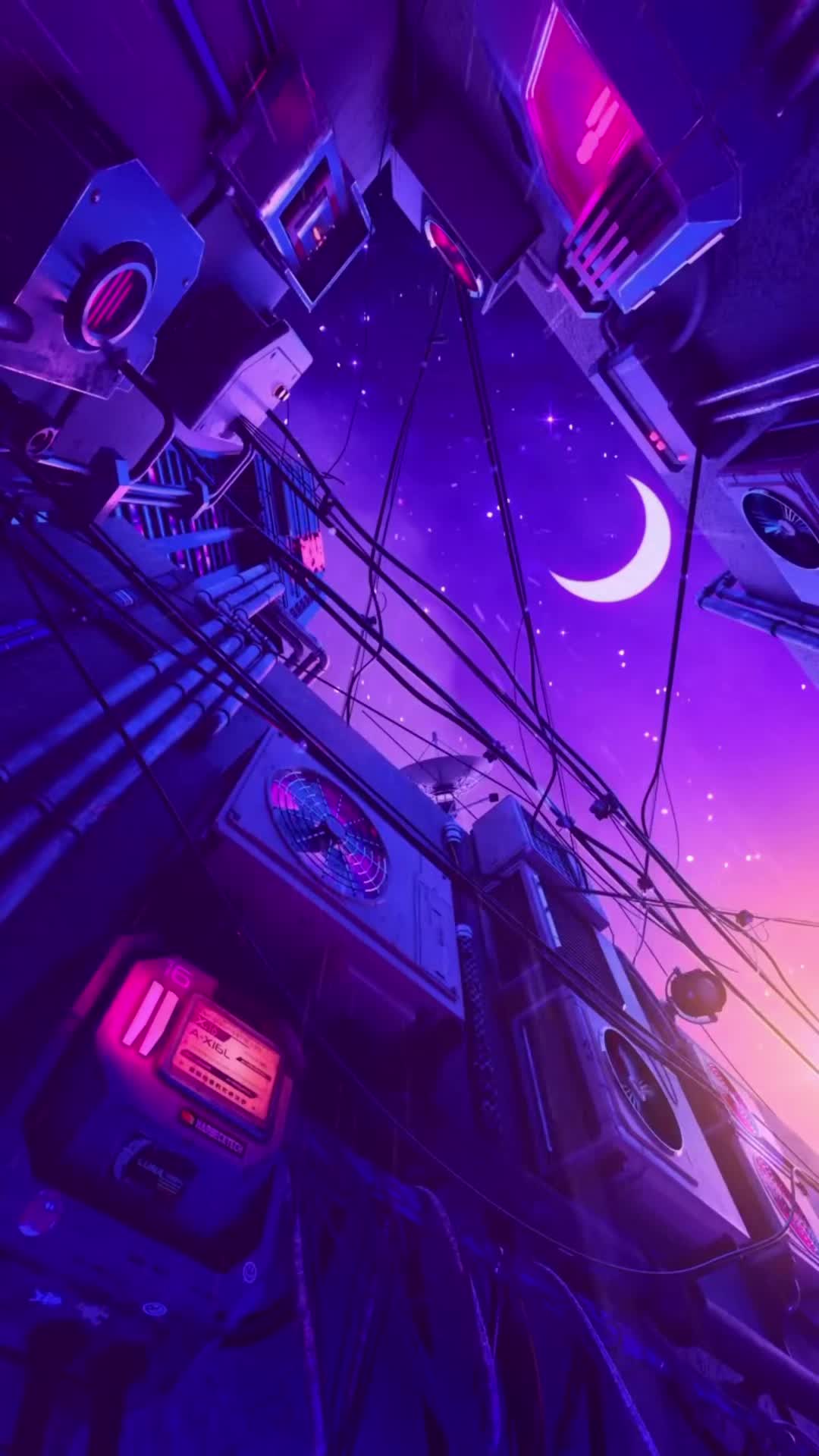 Neon Void Chamber Download Wallpapers