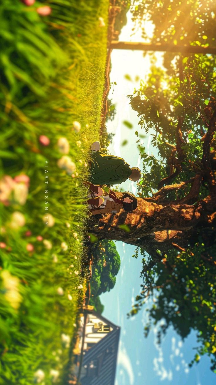 Vibrant Anime Scenery Mobile Background Download Wallpapers