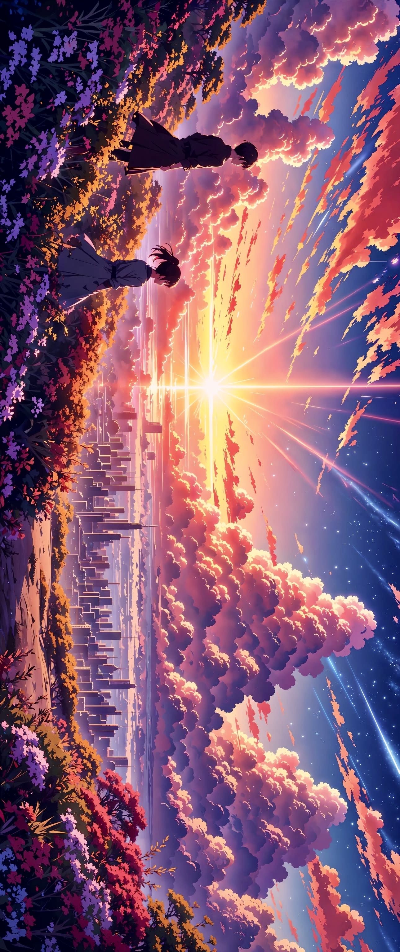Dreamy Moonlit Anime Landscape Download Wallpapers