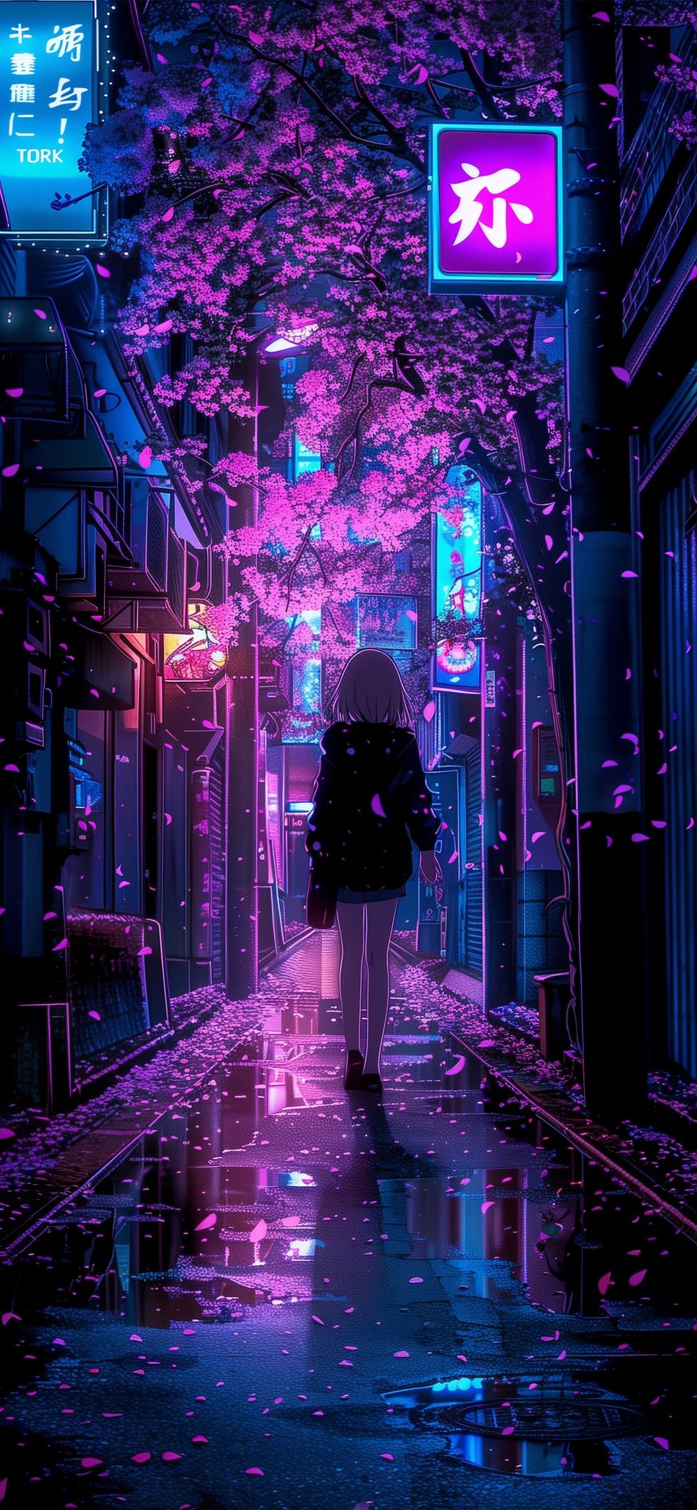 Rainy Day Anime Stroll Download Wallpapers