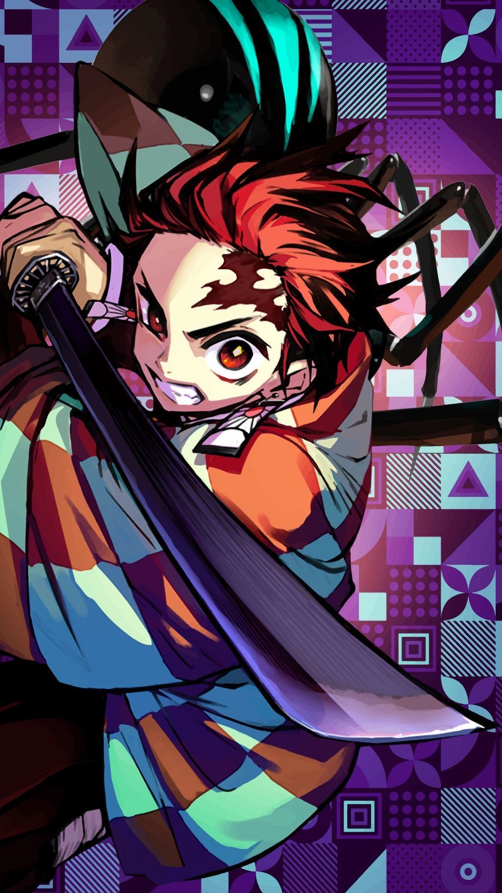 Vibrant Anime Landscape Vertical Art Download Wallpapers