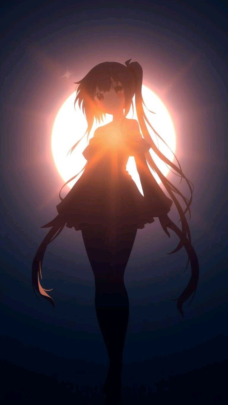 Elegant Anime Girl Illustration Download Wallpapers