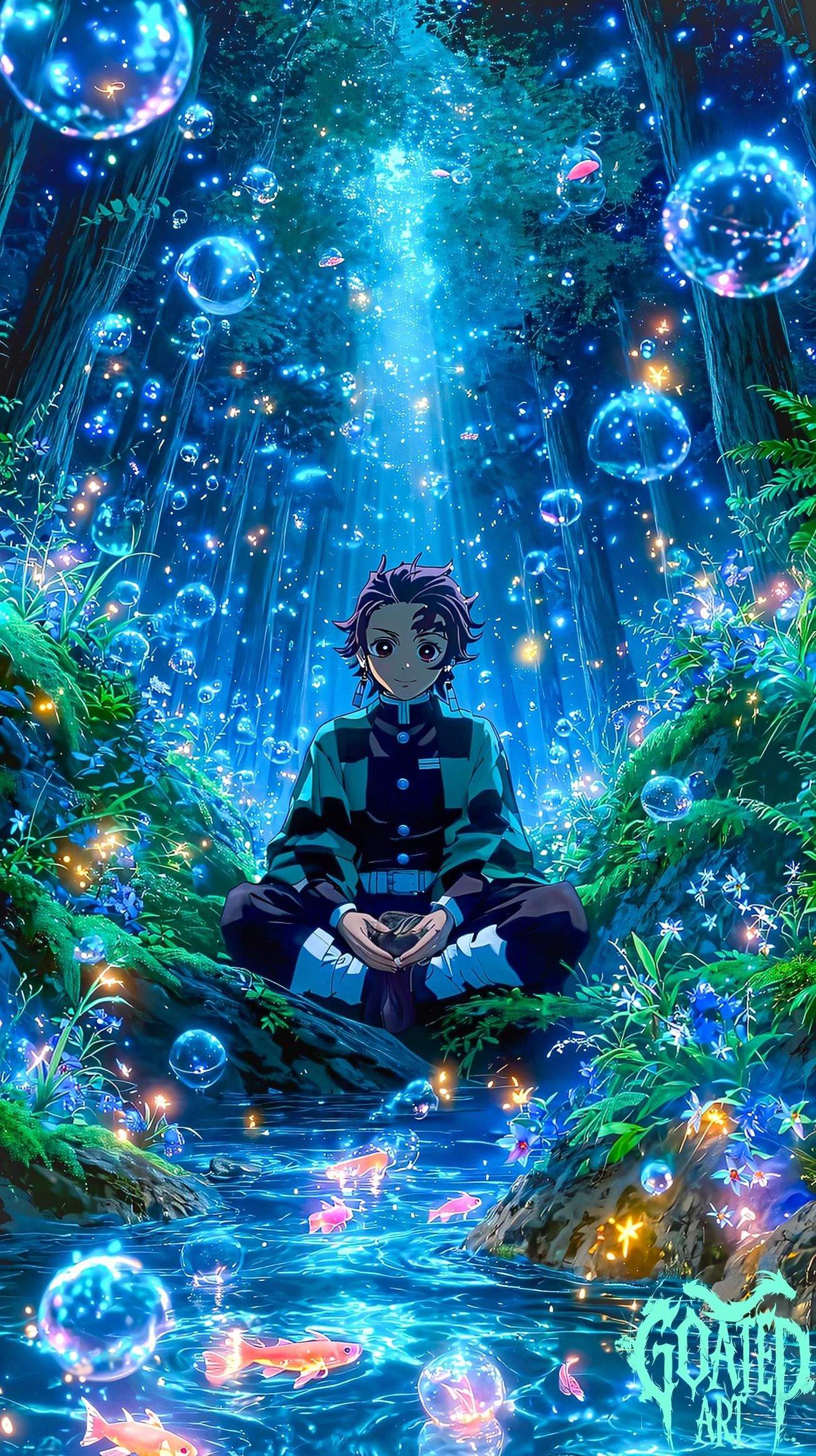 Verdant Anime Landscape in 8K Download Wallpapers