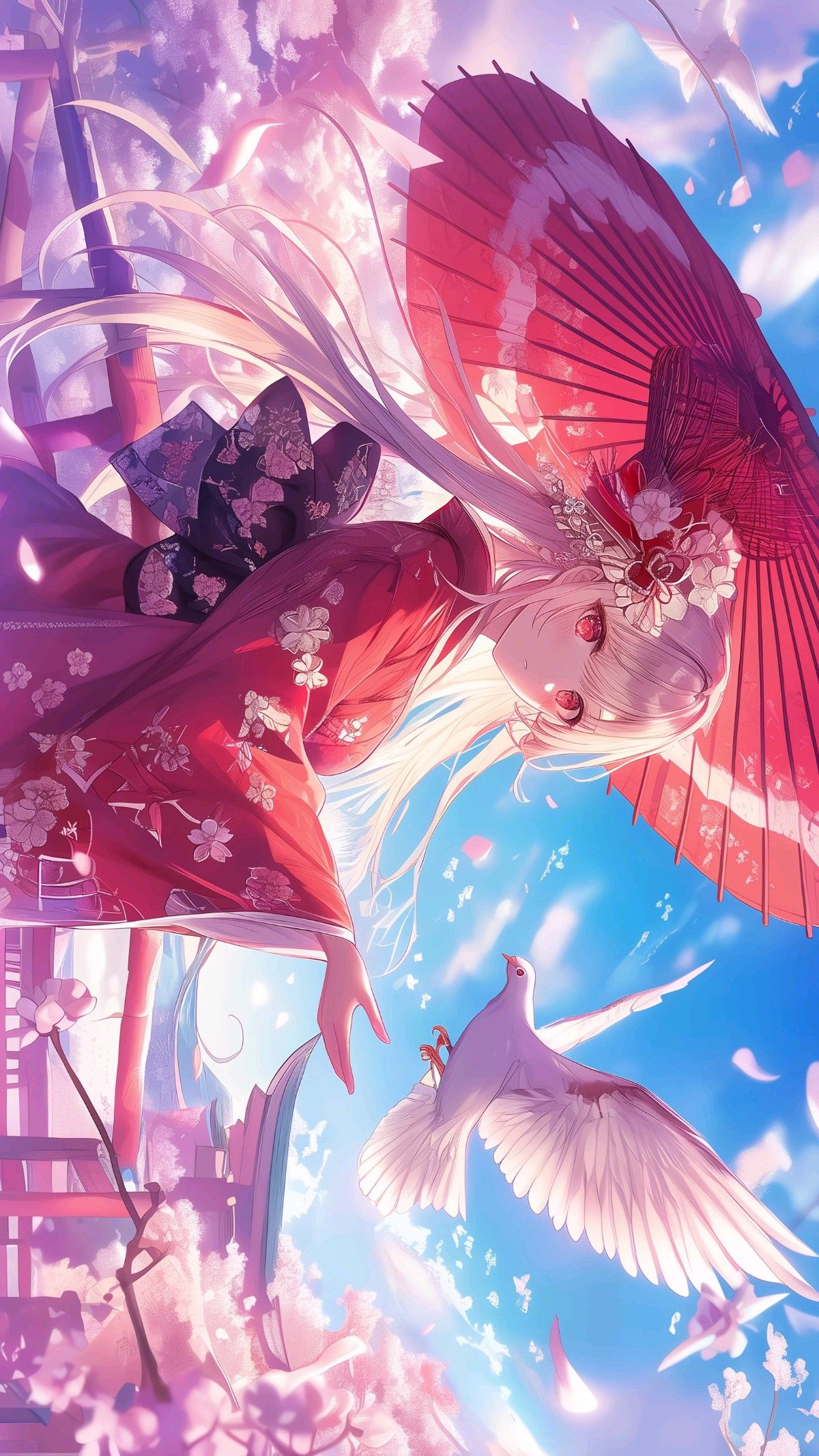 Anime Night Sky Scene Download Wallpapers
