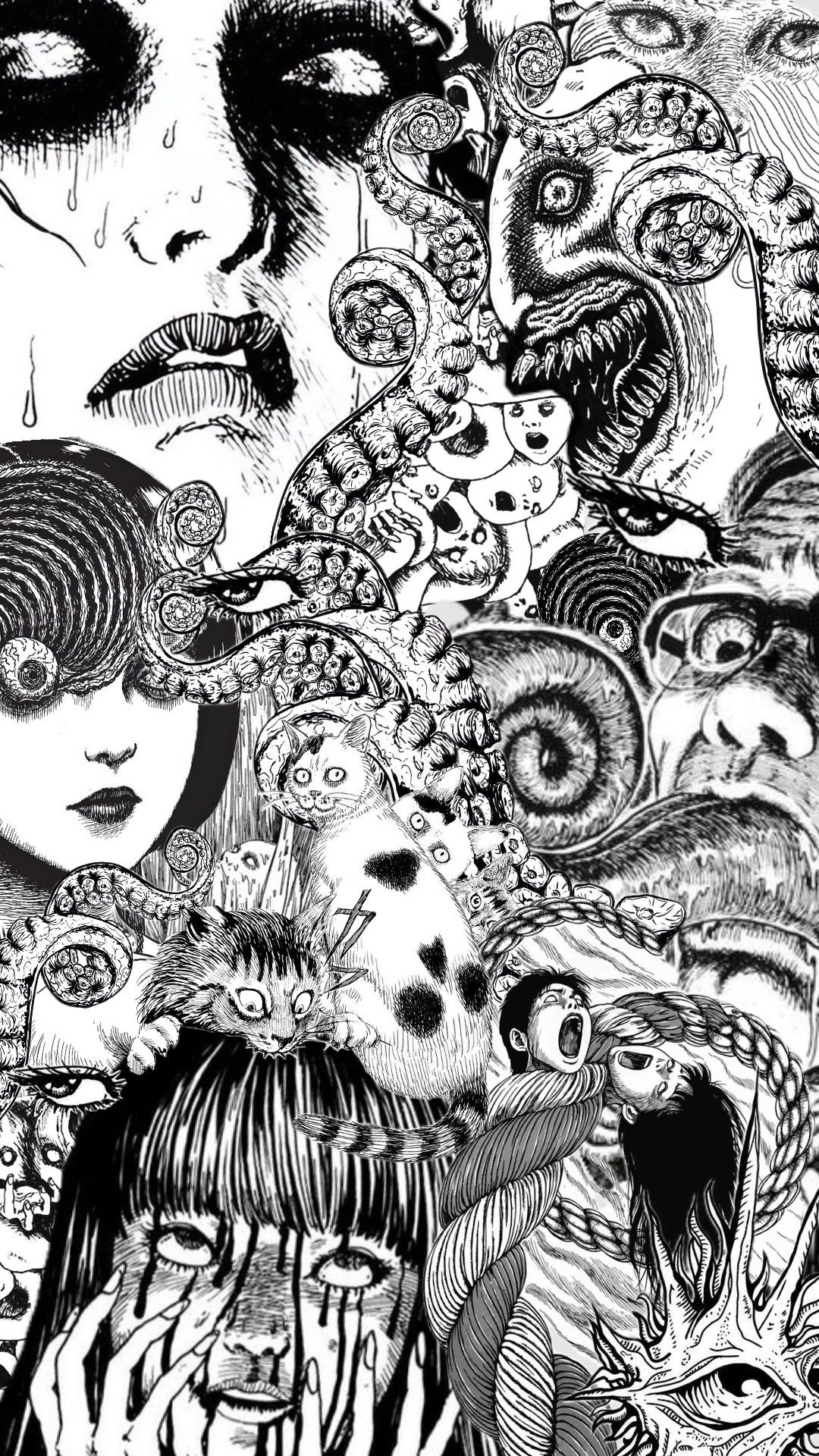 Creepy Junji Ito Aesthetic Art Download Wallpapers