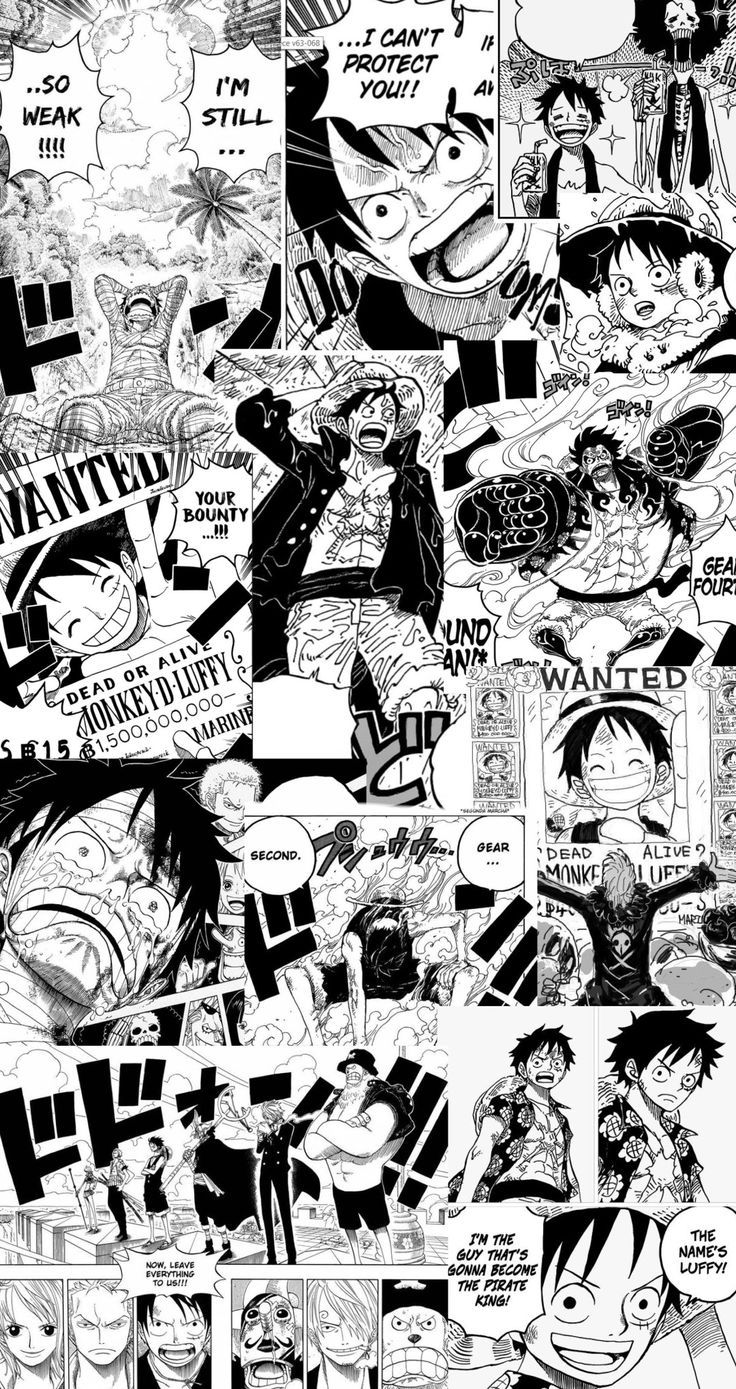 One Piece Anime Character Collage Download Wallpapers