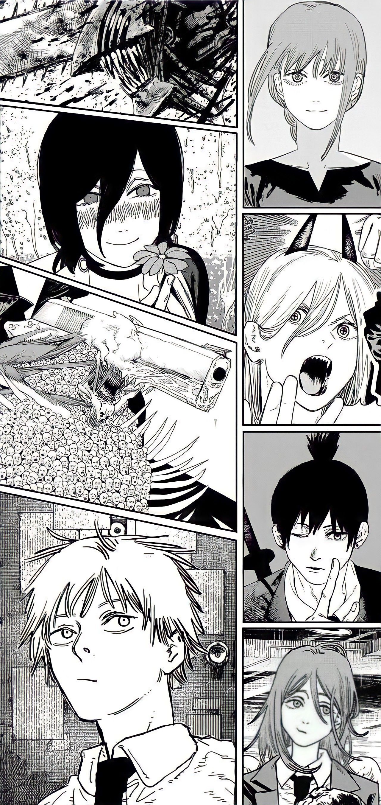 Monochrome Anime Character Scene Download Wallpapers