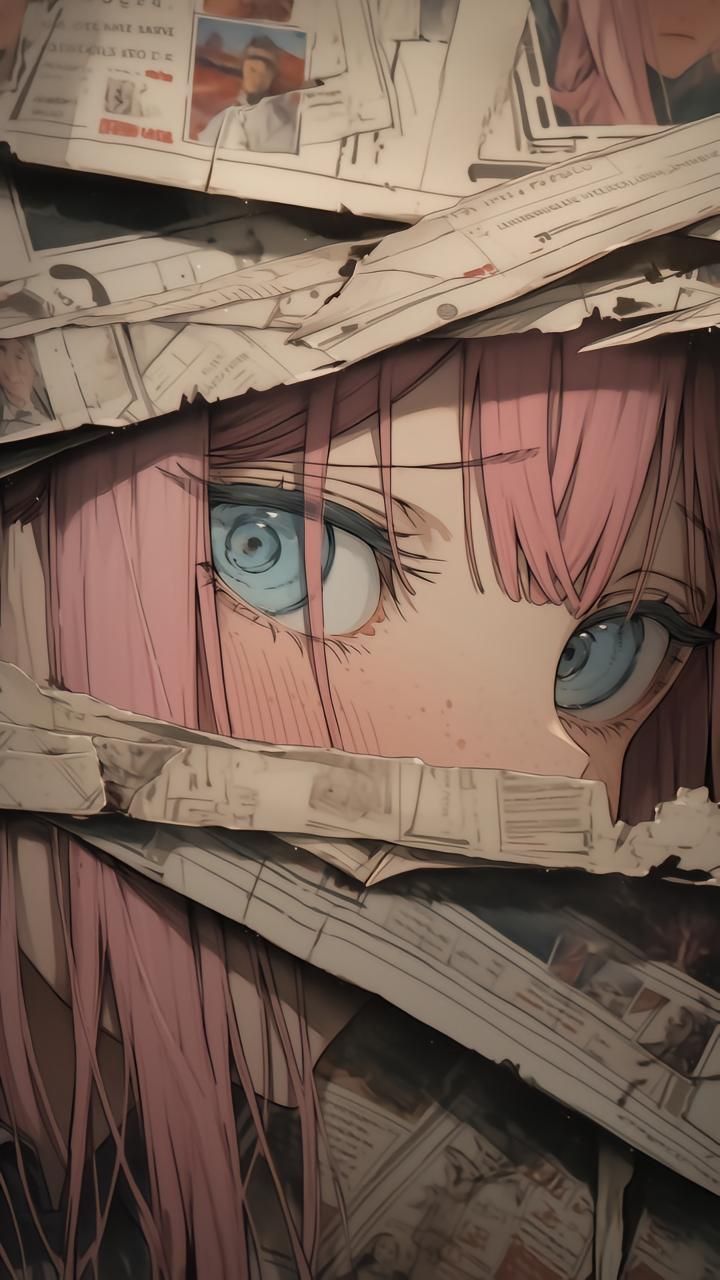 Anime Zero Two Aesthetic Design Download Wallpapers