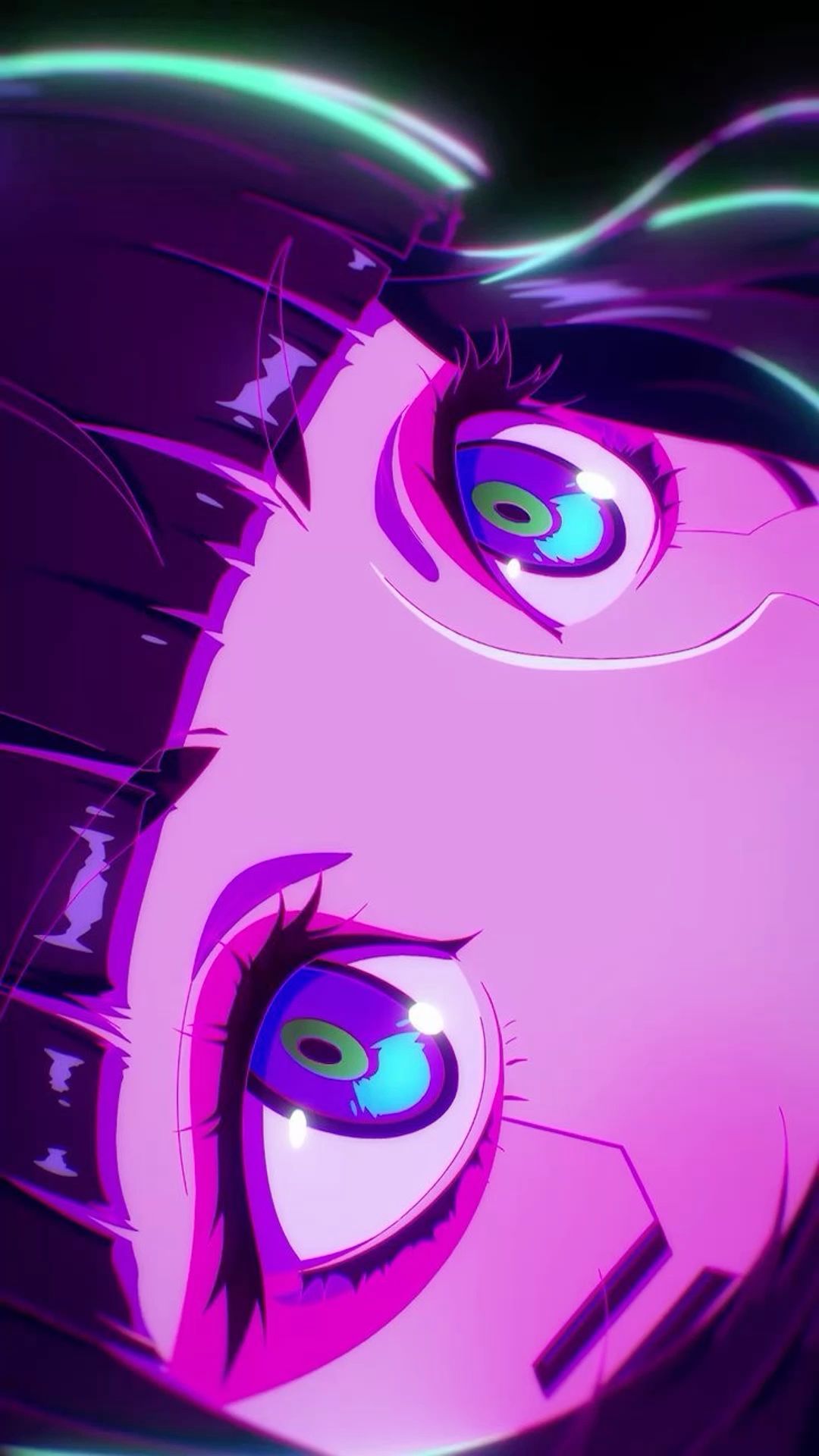 Neon Skyline Anime Cyberpunk Art Download Wallpapers