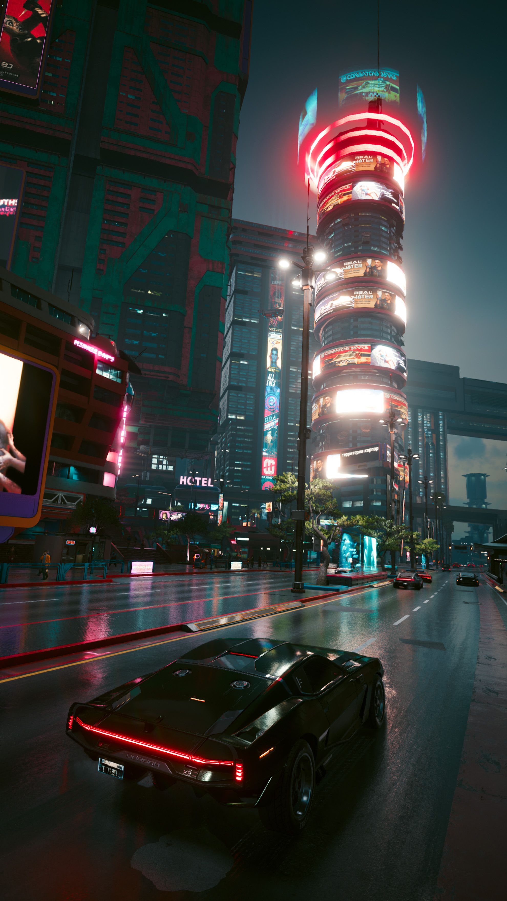 Neon City Cyberpunk Future Download Wallpapers