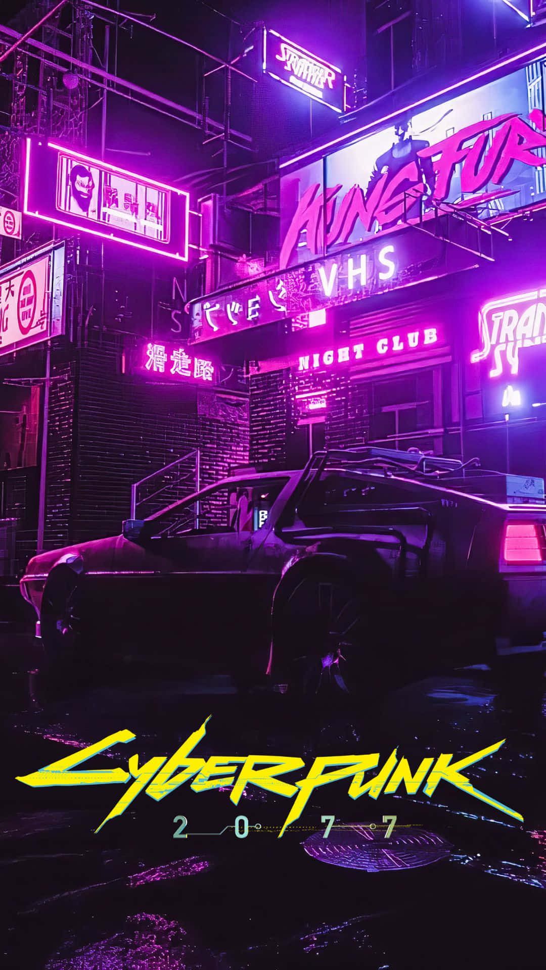 Neon Cyberpunk Cityscape Download Wallpapers