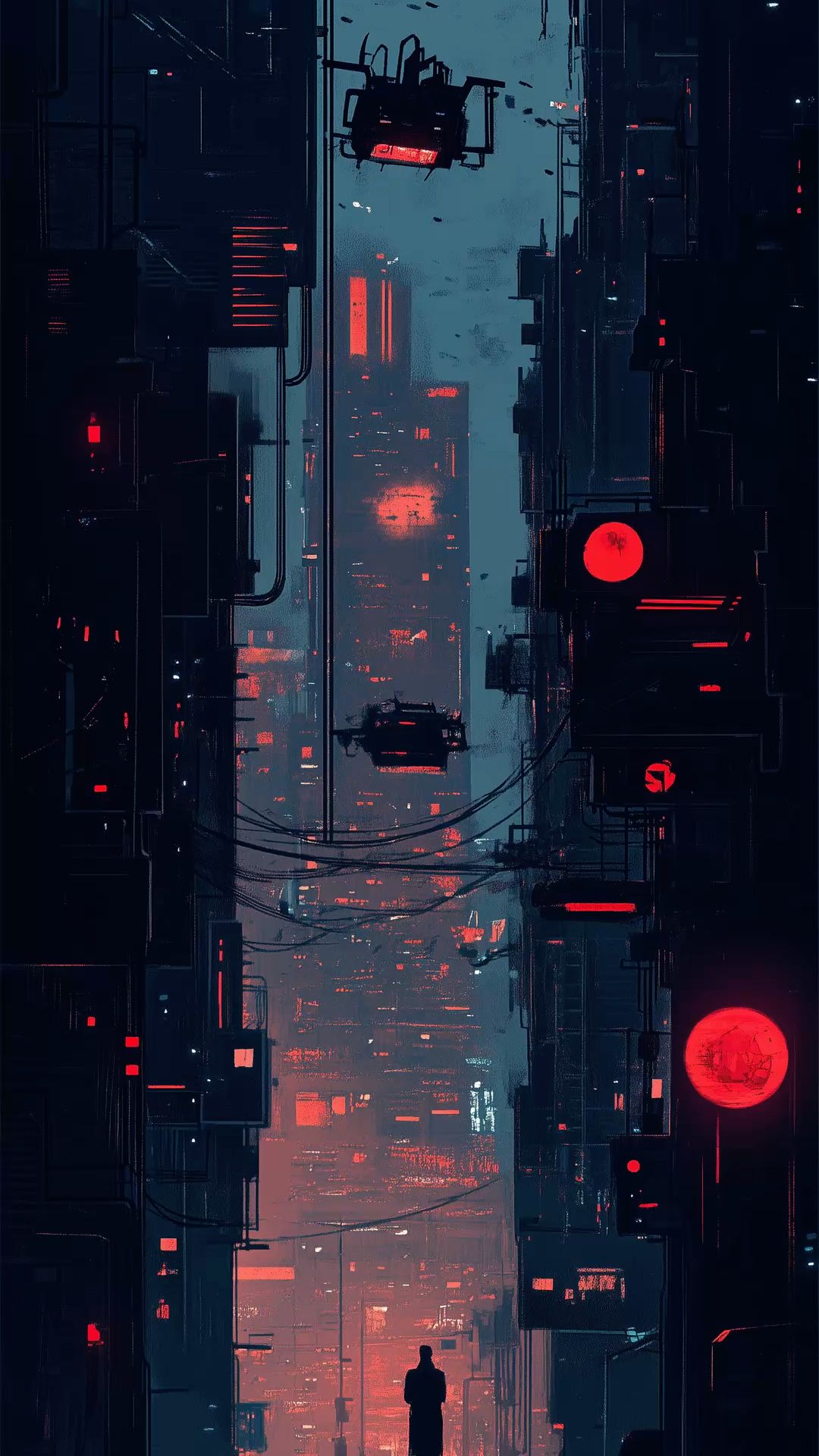 Neon City Nightscape Download Wallpapers