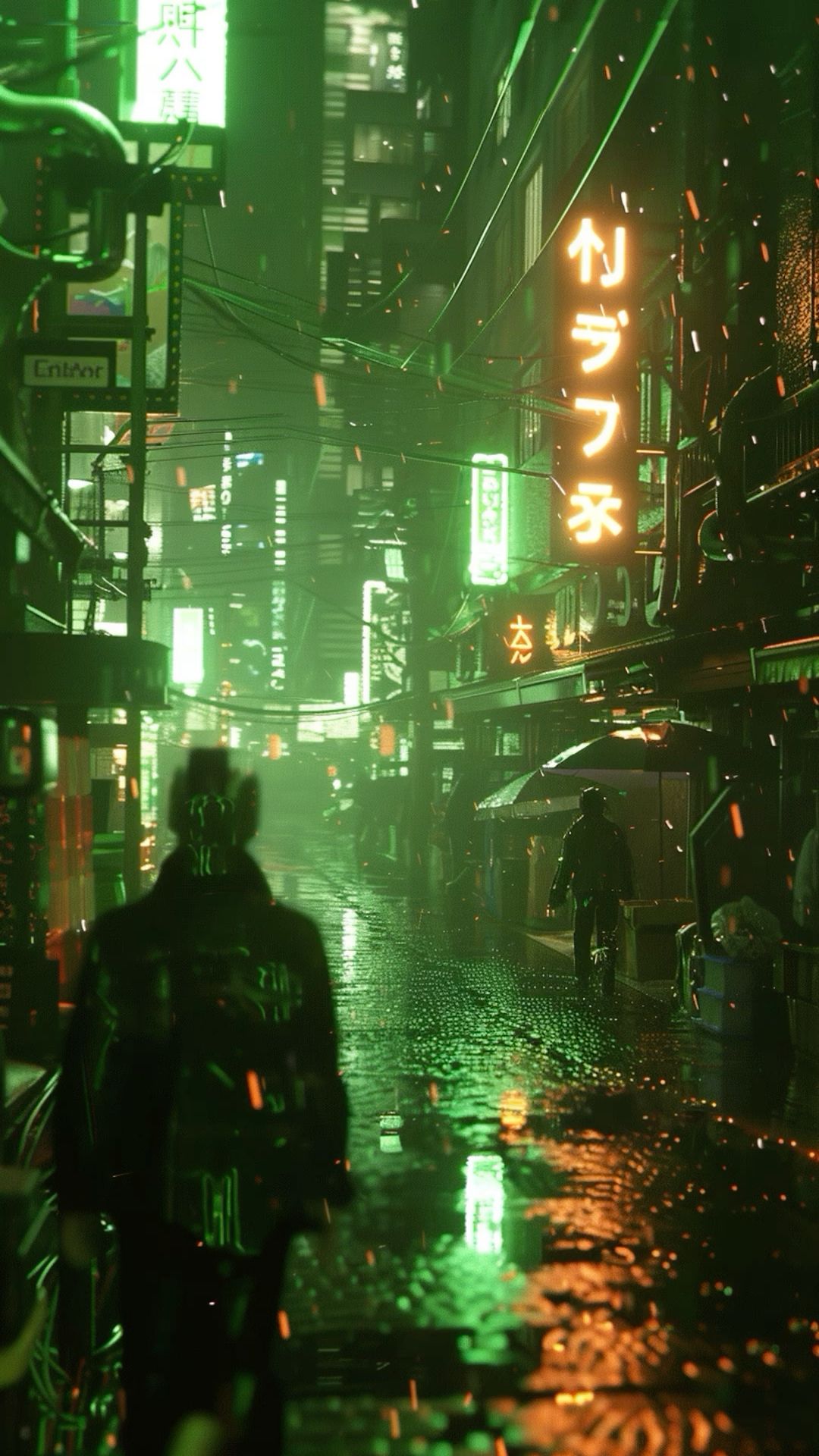 Neon Cyberpunk Cityscape Download Wallpapers