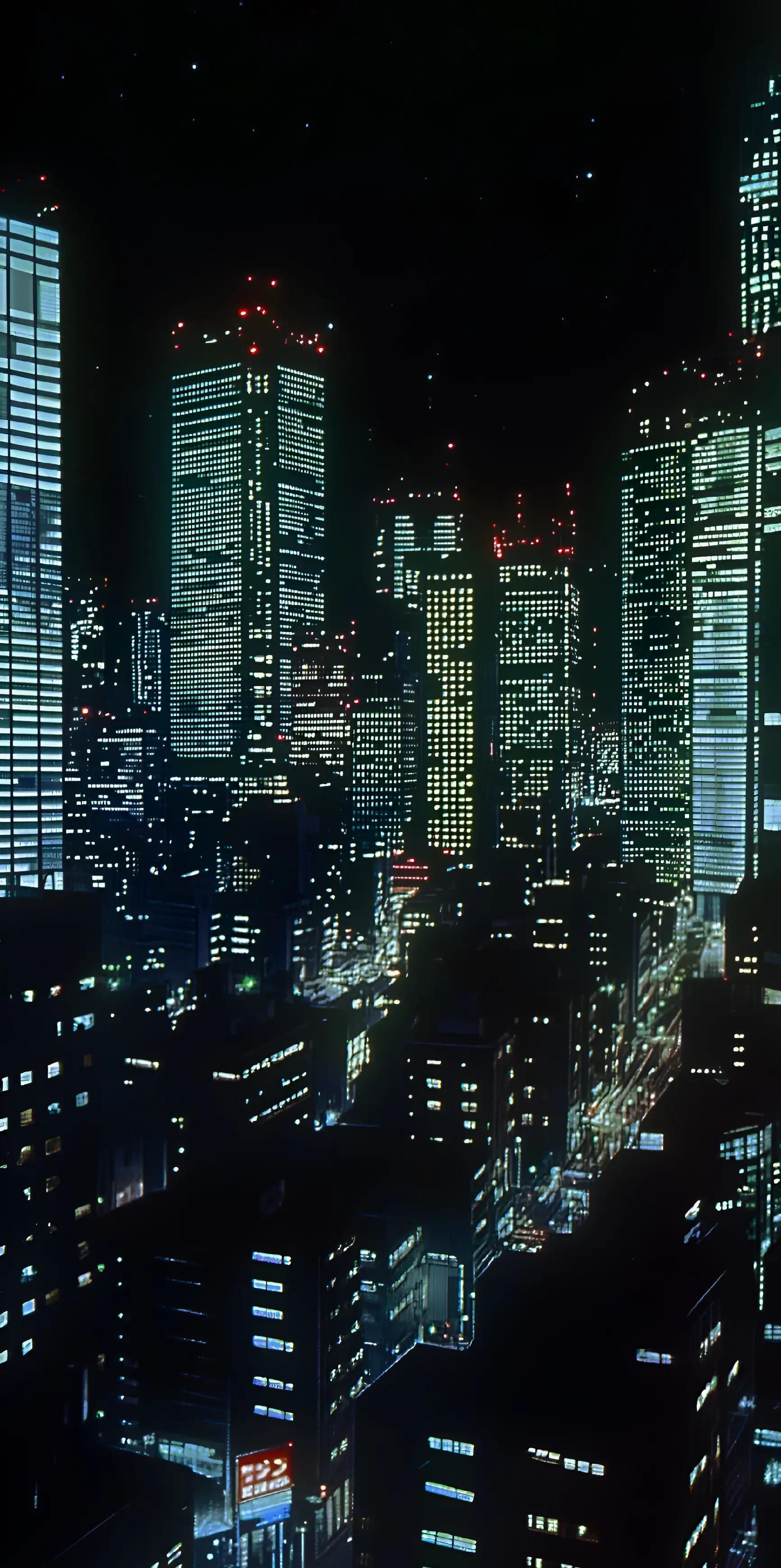 Neon Skyline Night Glow Download Wallpapers
