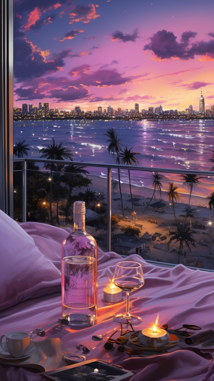 Neon Wine by Cyber City Lights Download Wallpapers