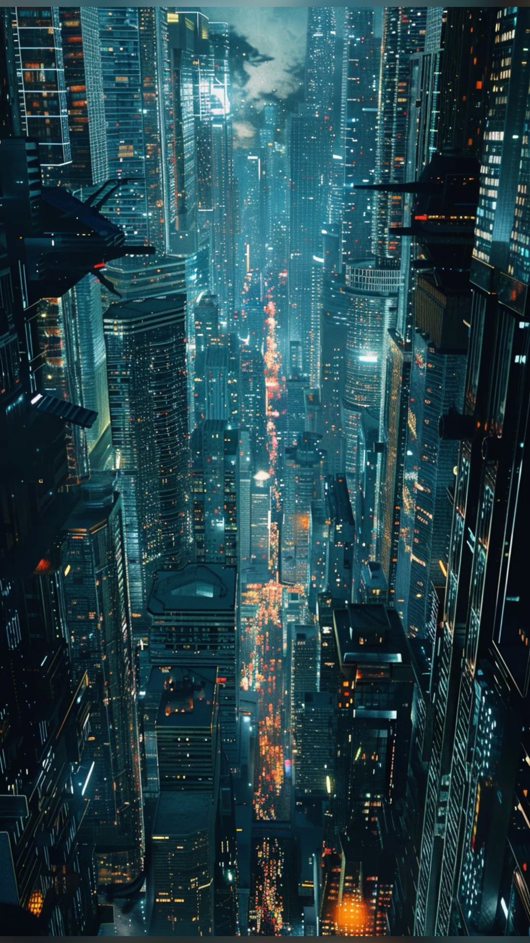 Neon Cityscape Cyberpunk Vision Download Wallpapers