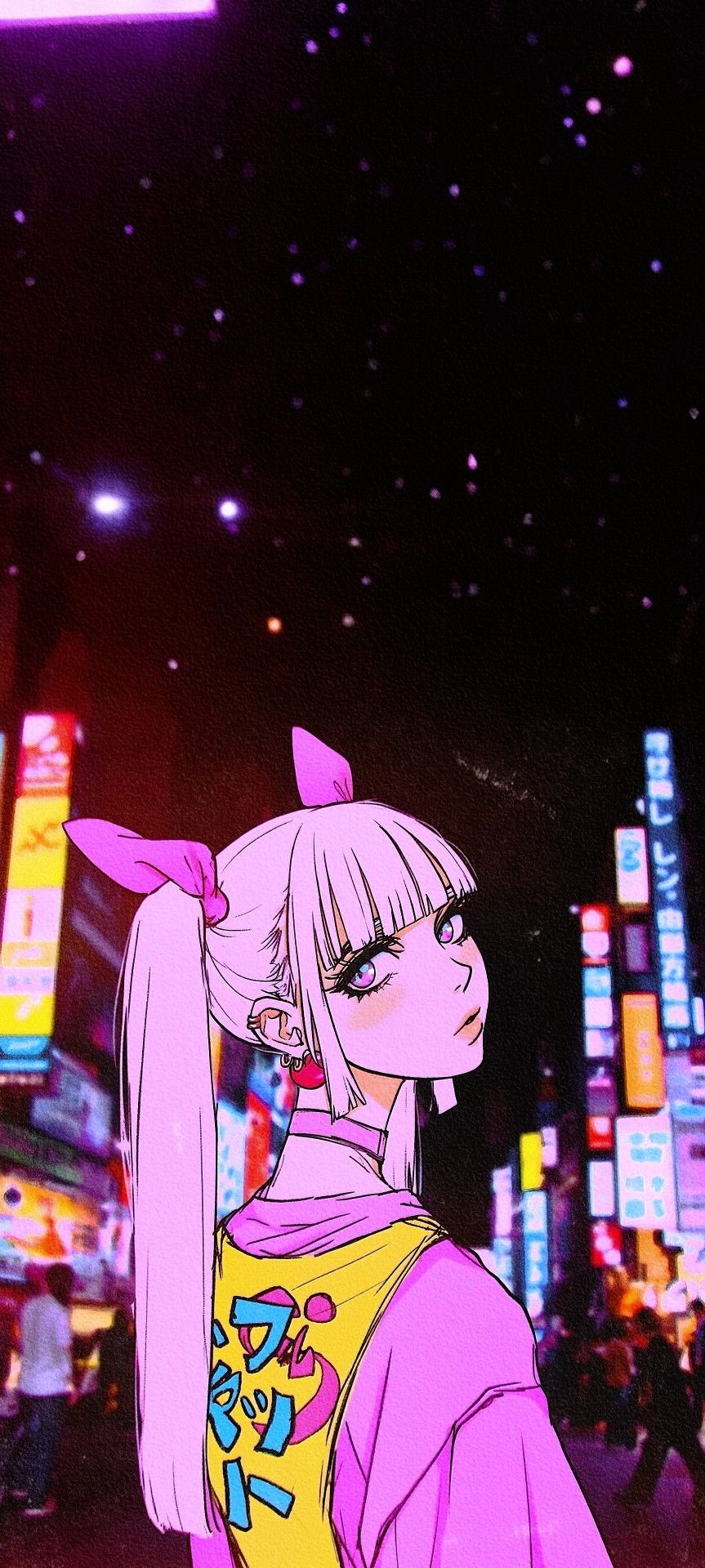 Neon City Cyberpunk Aesthetic Download Wallpapers