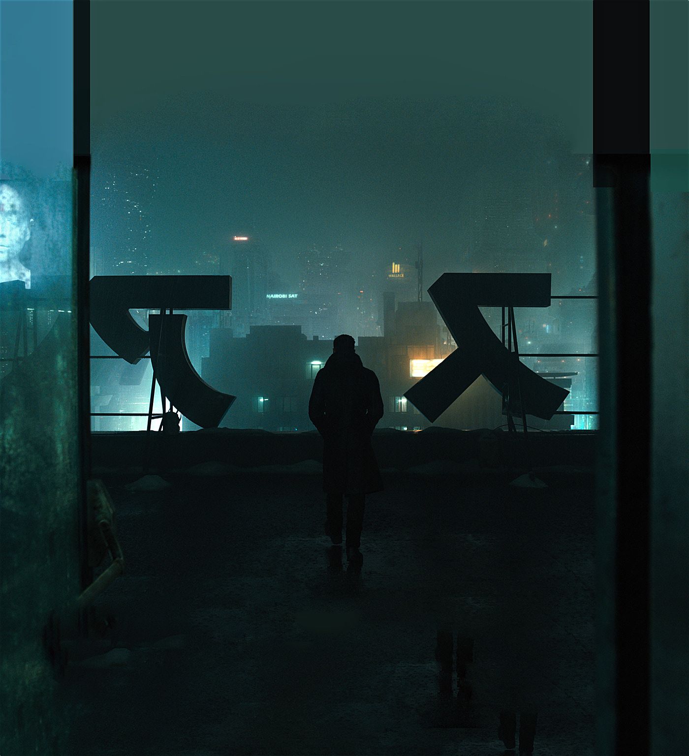 Cyberpunk Neon Skyline Glow Download Wallpapers