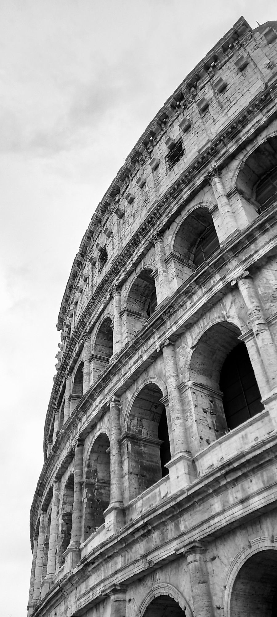Colosseum Minimalist Monochrome Download Wallpapers