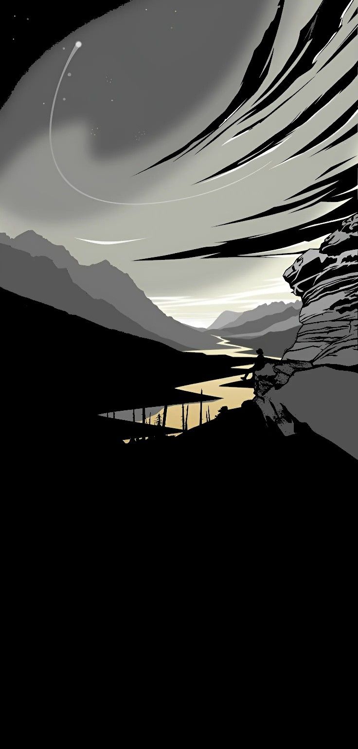 Minimalist Mountain Water Reflection Download Wallpapers