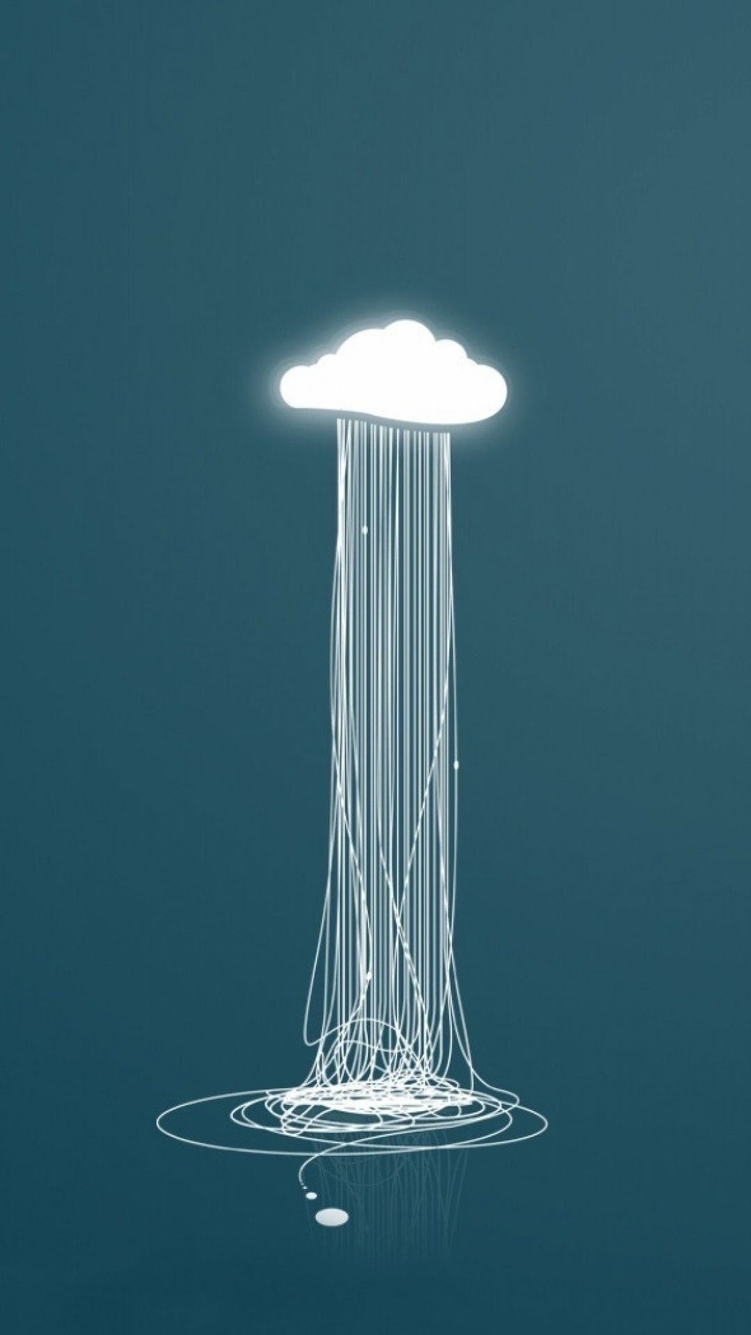 White Cloud on Blue Sky Download Wallpapers