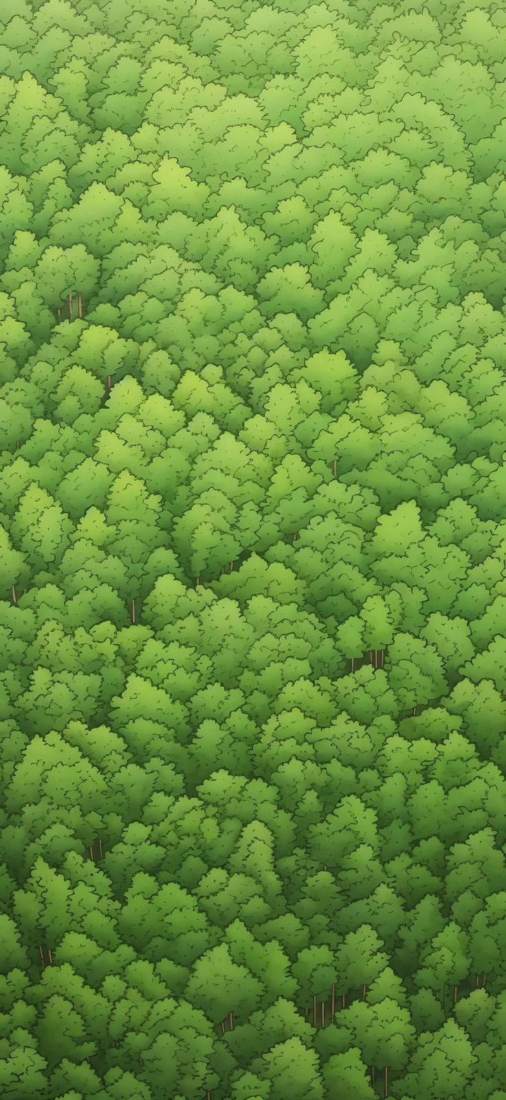 Minimalist Forest Aerial View Download Wallpapers