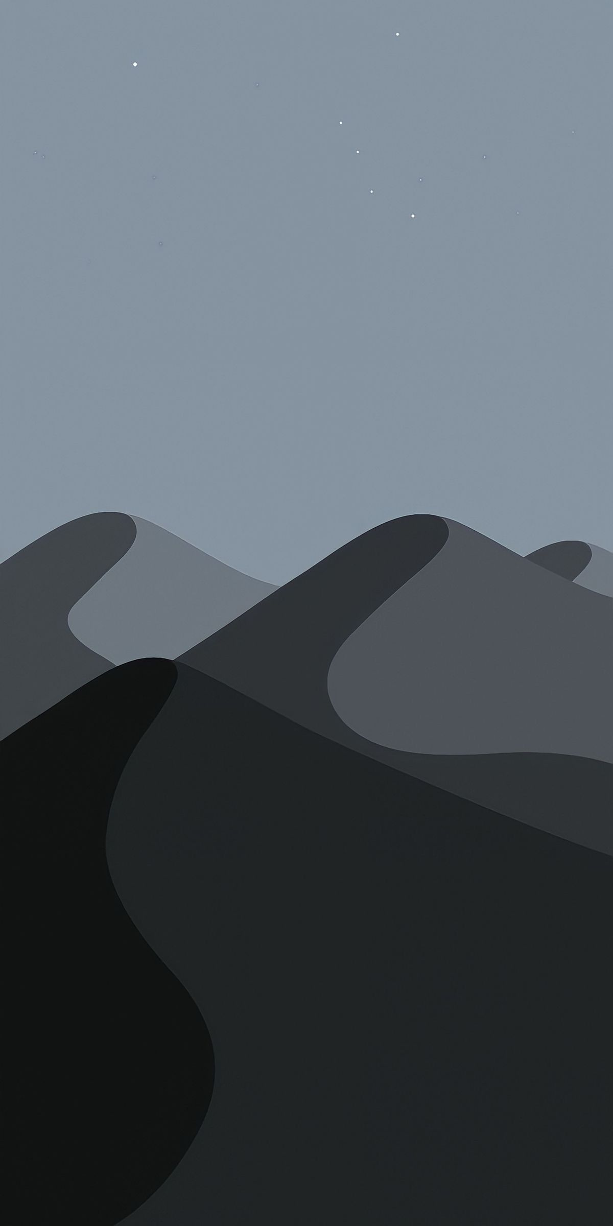 Night Sky Over Sand Dunes Download Wallpapers
