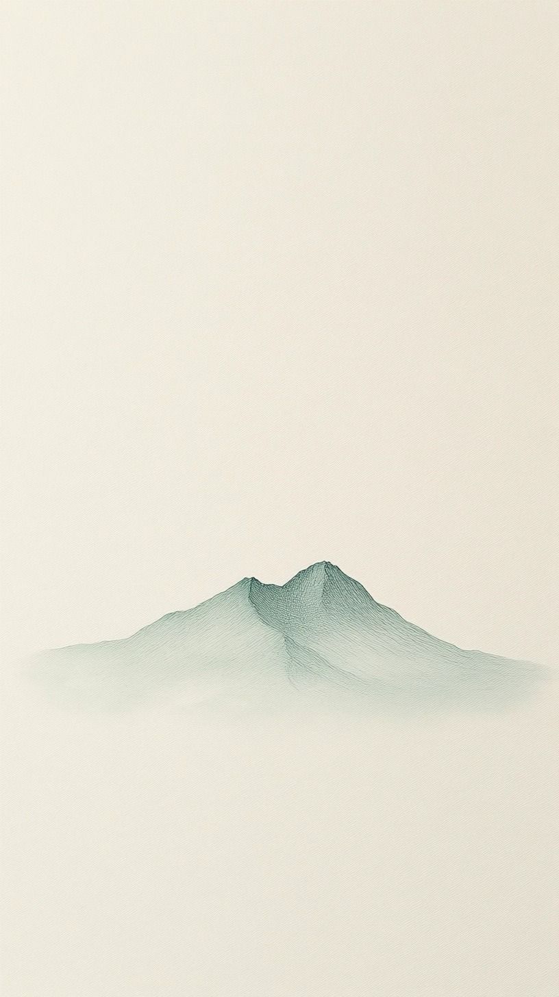 Misty Mountain Minimalist Background Download Wallpapers