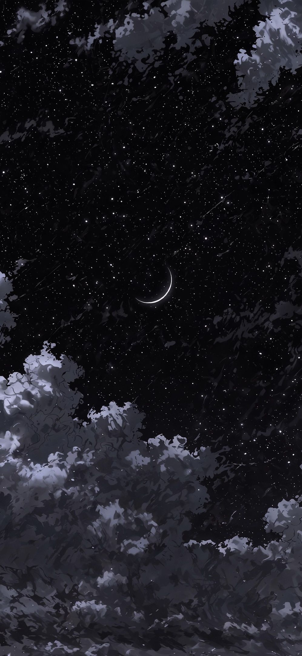 Celestial Moon Minimalist Design Download Wallpapers