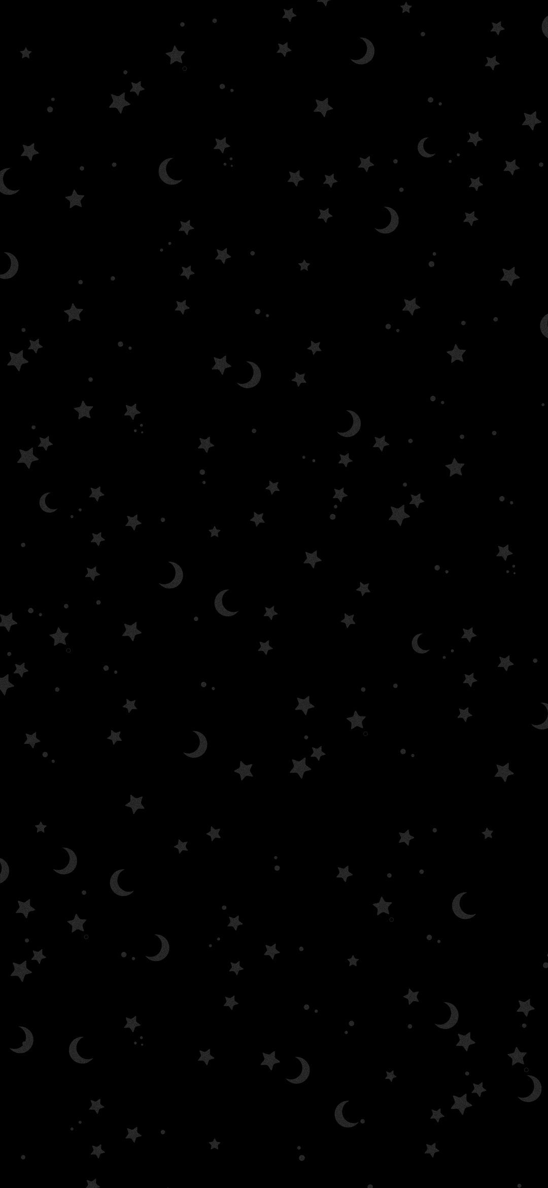 Minimalist Moon Star Nightscape Download Wallpapers