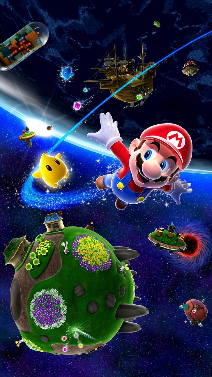 Super Mario Galaxy Underwater Scene Download Wallpapers