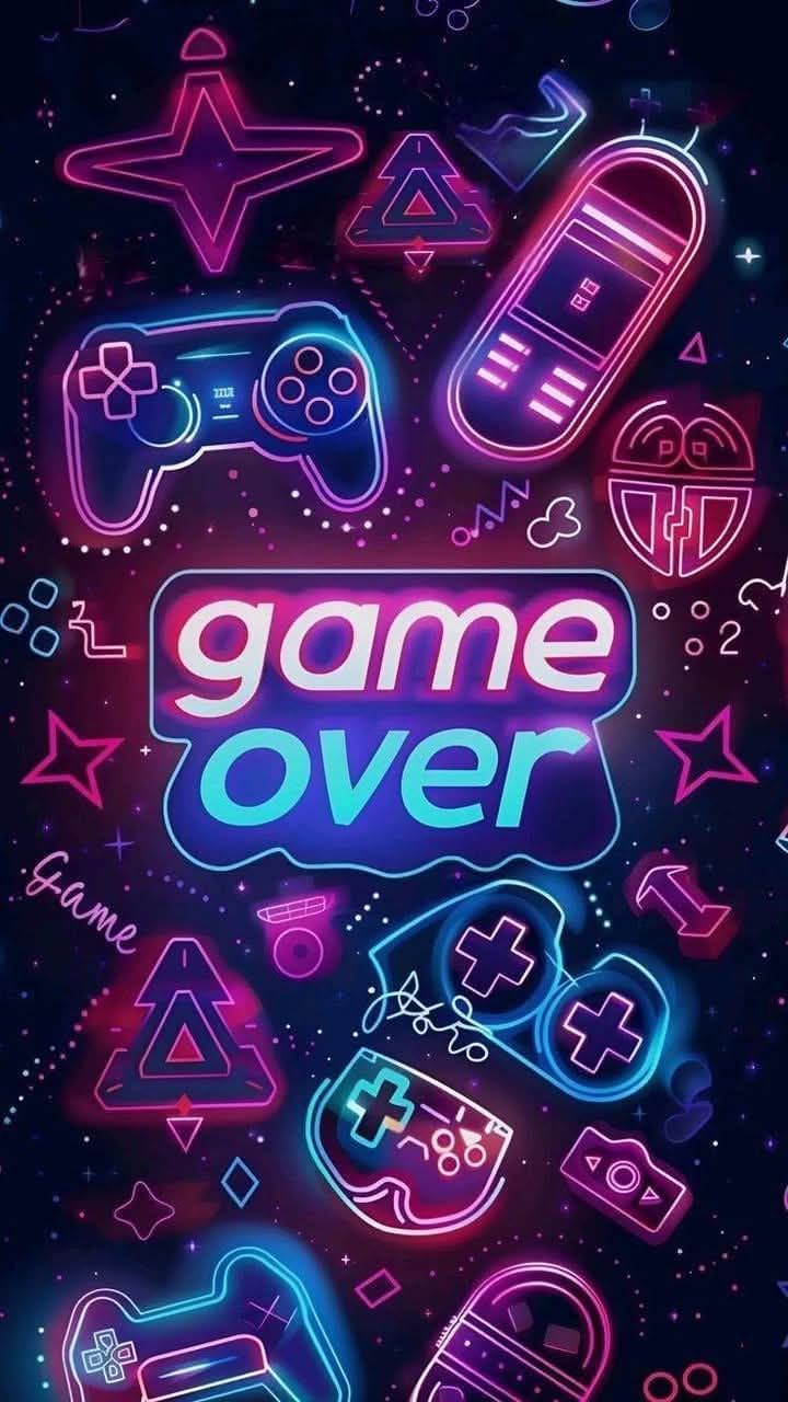 Neon Gaming Phone Background Download Wallpapers