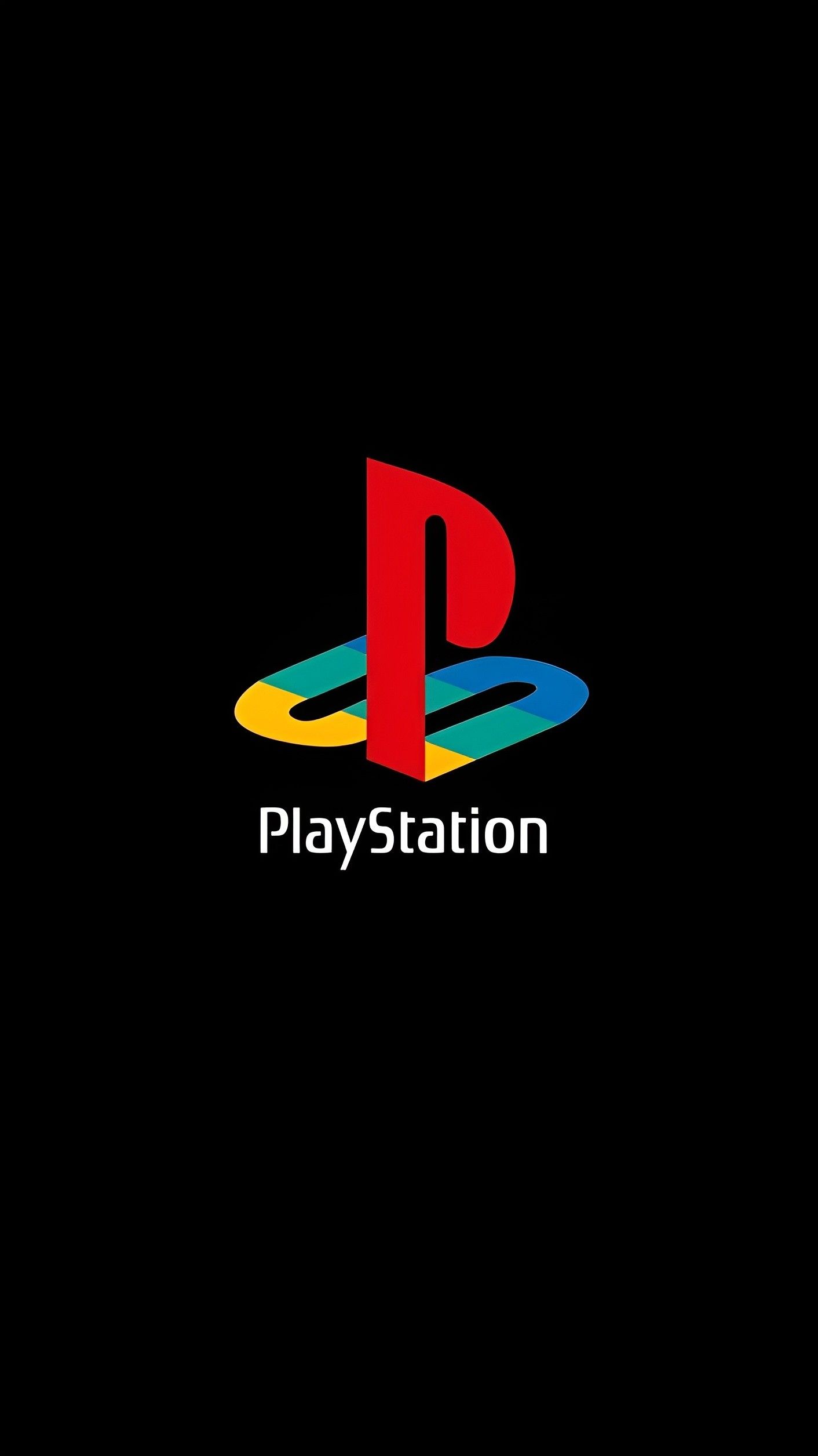 PlayStation Logo on Dark Background Download Wallpapers