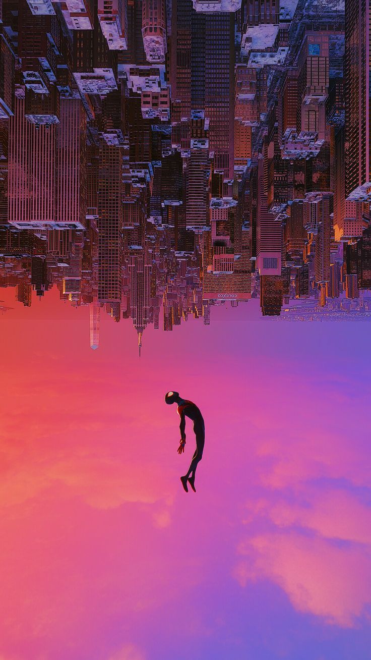 Urban Sunset Leap Over Skyscrapers Download Wallpapers