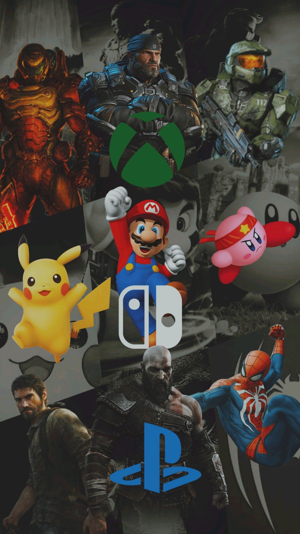 Dynamic Gaming Heroes Collage Download Wallpapers