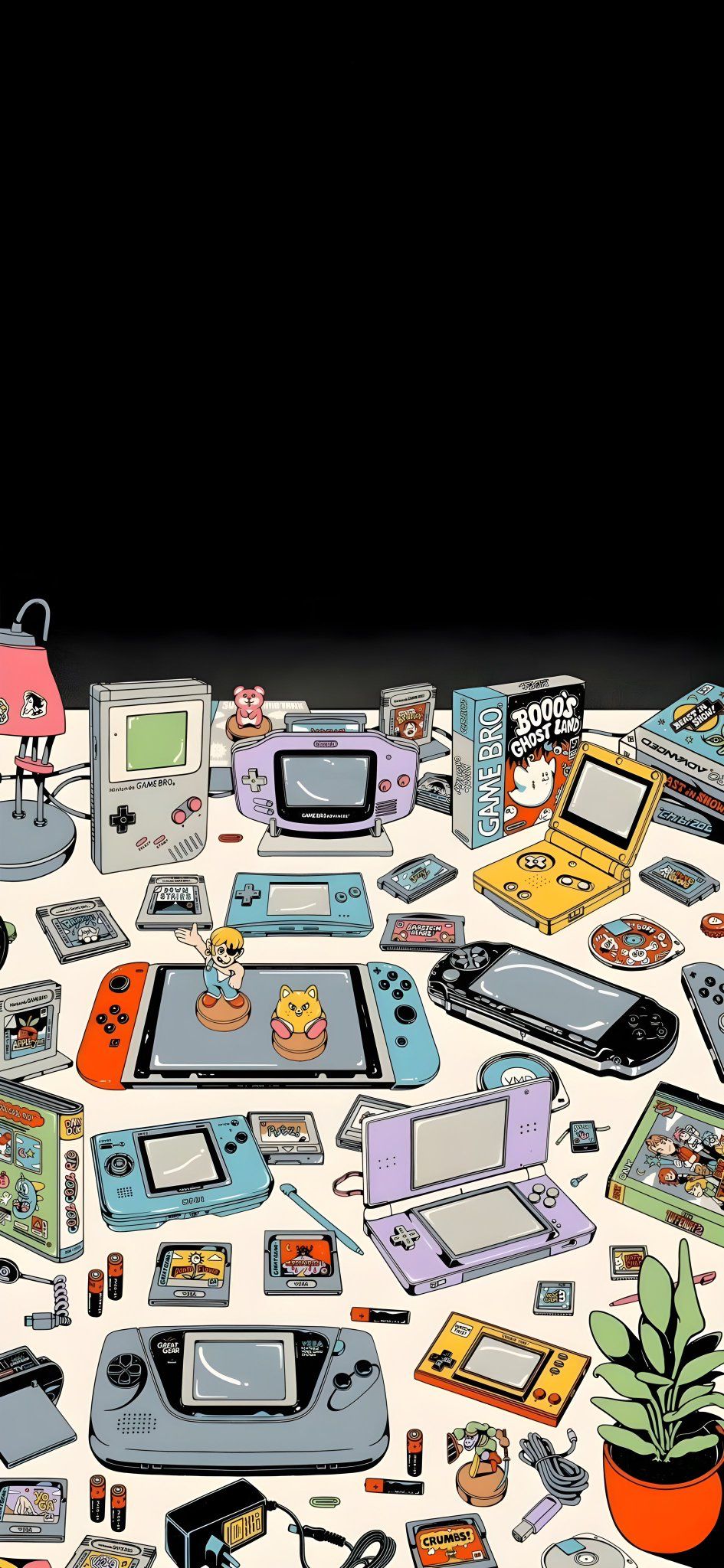 Vintage Nintendo Controllers Collection Download Wallpapers