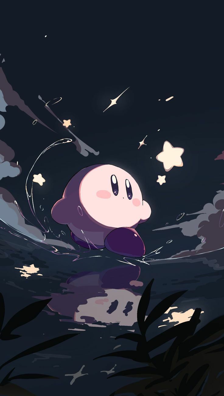Floating Cartoon Under Starlit Sky Download Wallpapers